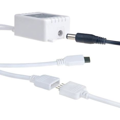 MARCHELEC 3528 RGB 300 LED-Streifen – 5 m – Wasserdicht – 44-Tasten-Fernbedienung – 12 V 2 A Netzteil (1/5)