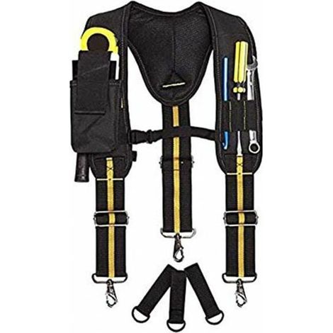 Bretelles réglables Ceintures Porte Outils Ceinture Bretelles Homme Outils Professionnel pour charpentier (1/5)