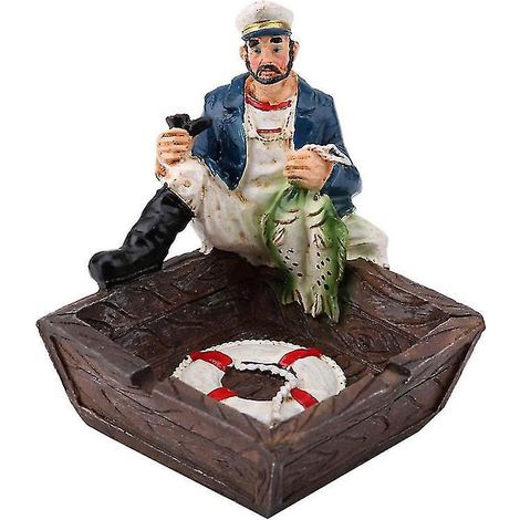 Stück mediterraner Aschenbecher