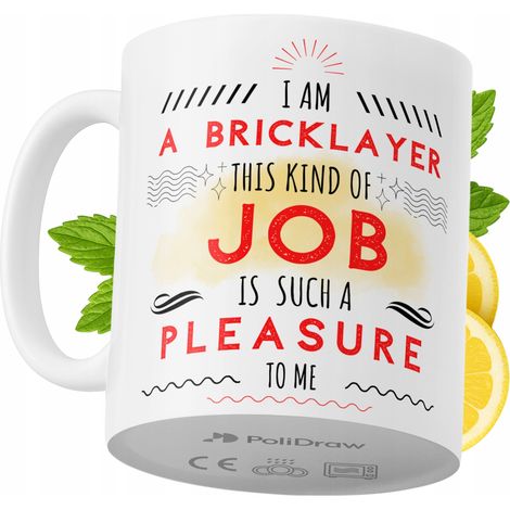 Lustige Tasse für Maurer – Kaffee- oder Teetasse mit witzigem Textdesign – ideal für Geburtstage, Namenstage, Feiertage und besondere Anlässe. Hochwertige Tasse für Zuhause, Büro und Arbeit. Farbe: We