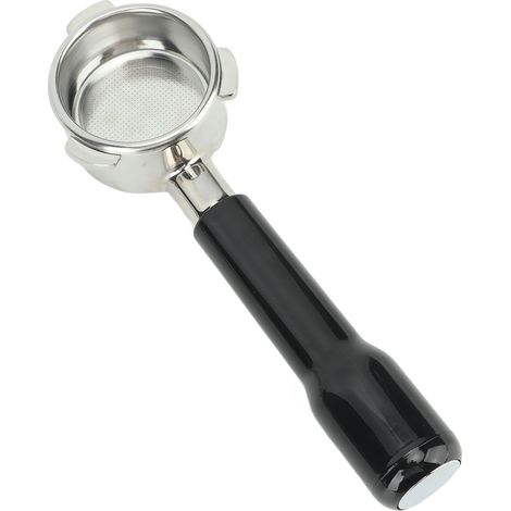 Filtre sans fond 54mm en acier inoxydable 3 ergots pour portefiltre Breville 8 modèles C2 noir plastique (1/5)