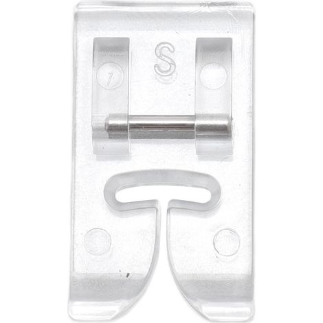 Pied-de-biche transparent de rechange de 7 mm pour machines à coudre courbes, évitant les points sautés (1/5)
