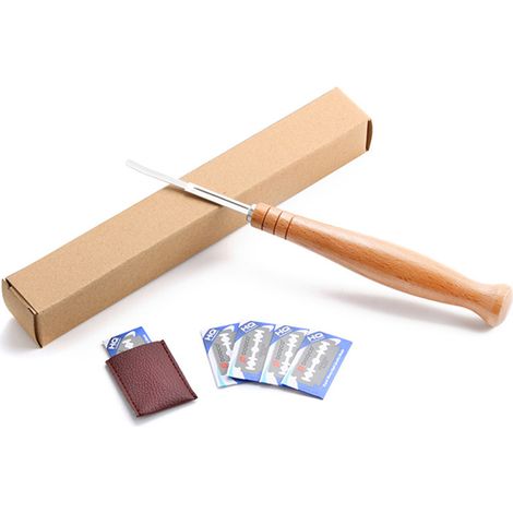 Lame à Pain Professionnelle pour Scarification de Pâte, Couteau de Boulanger avec Étui de Protection en Cuir (1/5)