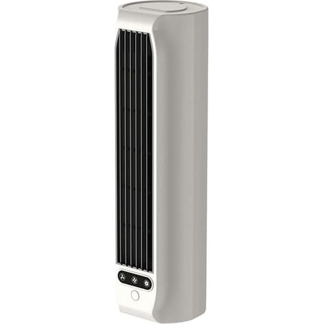 Ventilateur de bureau USB rechargeable, ventilateur silencieux de 30 cm (12 pouces), circulateur d'air portable avec support pour téléphone. (1/5)