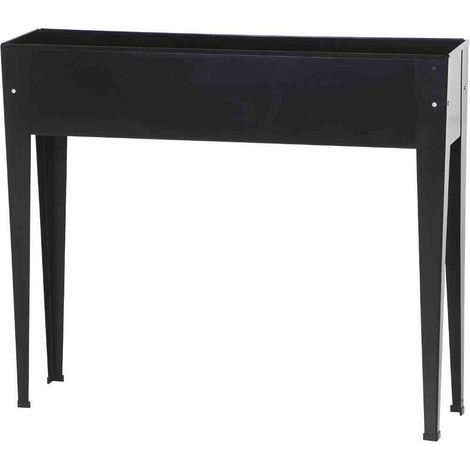 Hochbeet Slim, 98 x 25 x 82 cm anthrazit, Metall pulverbeschichtet (1/5)