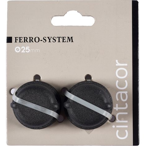 Finale Cintacor tappo grigio piombo diametro 2,3 cm 2 pezzi