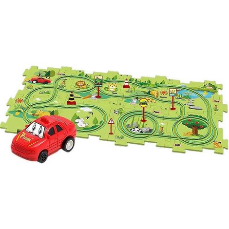Circuit de voiture et chariot électrique à monter soi-même pour enfants (1/5)