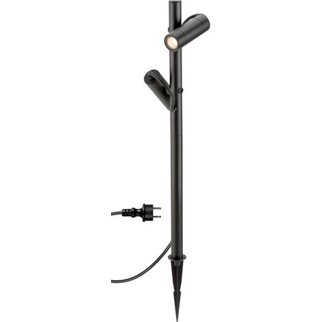 Lampe de jardin Helia Double Noir - 1011033