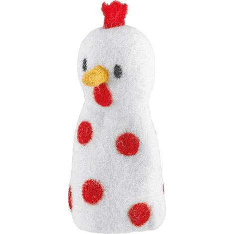 Chauffe-œufs, laine de mouton, hauteur 13 cm, poule Lana / Cilio (1/2)