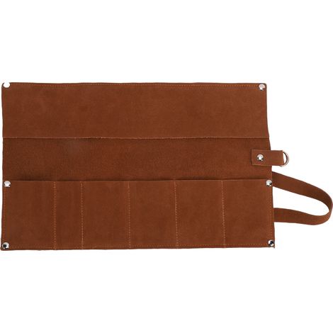 Trousse outils bonsaï rouleau multifonction – Pochette légère cuir vache maison jardinage, jardin (1/5)