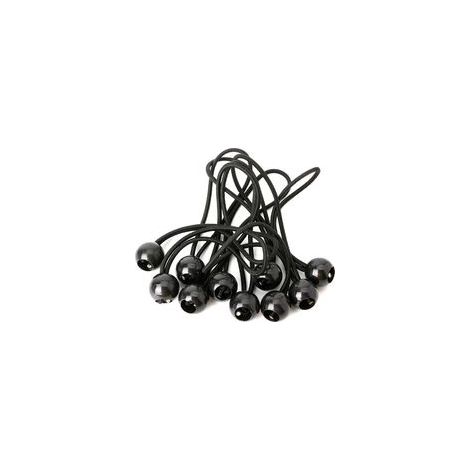 Lot de 30 cordons élastiques 200 mm pour bâche, tente, camping, rideaux – (1/5)