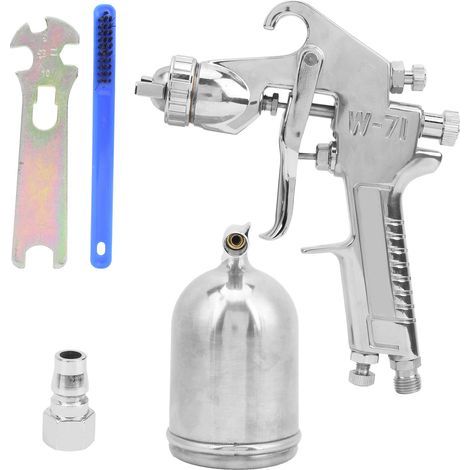 Japanisches pneumatisches Farbspritzgerät W-71 mit Farbbecher und 1,3-mm-Düse (1/5)