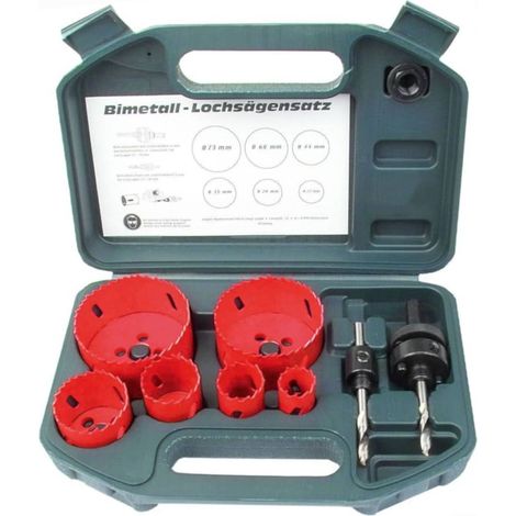 Set de sierra de corona 8 uds HSS 44100 Brüder Mannesmann (1/2)