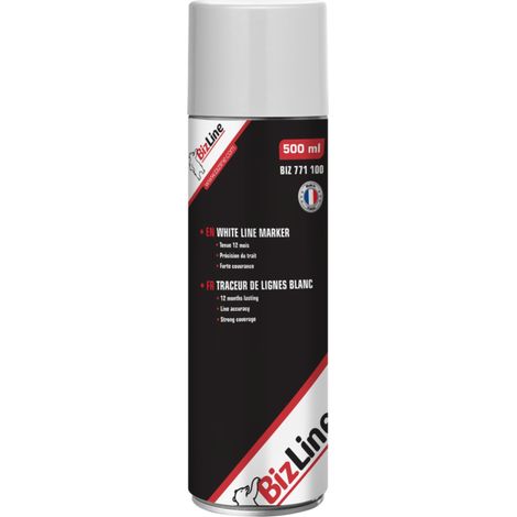 traceur de lignes - 500 ml - blanc - bizline 771100