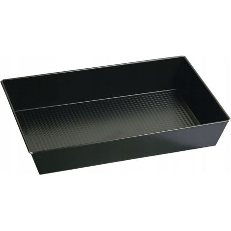 Chapa metálica negra texturizada de 360x245x60 mm SNB (1/5)
