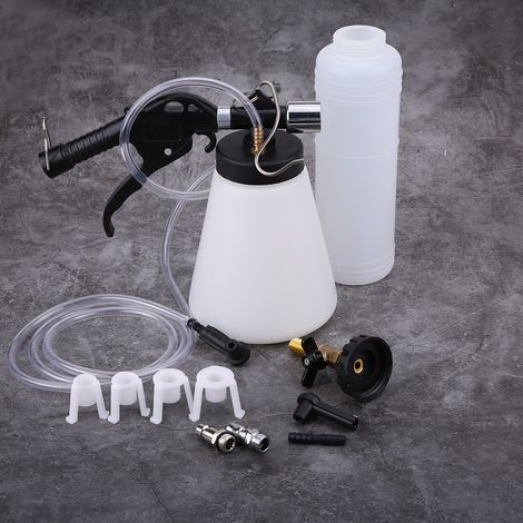 Bremsenentlüftungsset für Pkw mit pneumatischem Entlüfter und Vakuumpumpe für die Werkstatt (90-120 psi). (1/5)