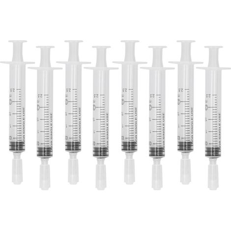 Seringue de parfum distributeur de toner rechargeable 2,5 ml x 8 pièces pour cosmétiques liquides (1/5)