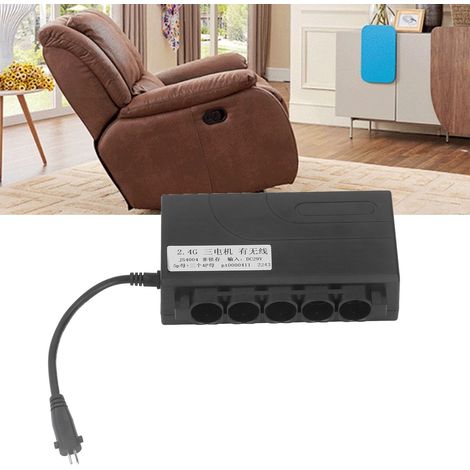 Lit électrique pour la maison avec ouvre-fenêtre électrique, télévision escamotable, lit médicalisé, moteur unique 2,4 GHz, télécommande sans fil, 1 à 3 moteurs DC29V (1/5)