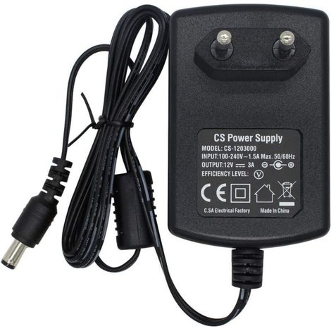 Adaptateur D'alimentation Stabilise Universel Ac/dc 12v 3a Q-12v (1/5)