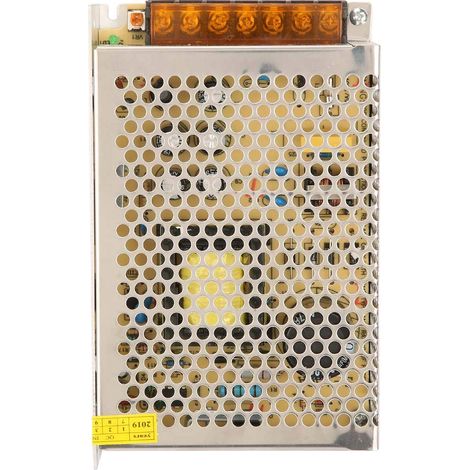 12V DC Power Supply, Double Winding Copper Transformer with Stable Output for LED Strip and Video Surveillance (12V 10A (small)) (1/5)