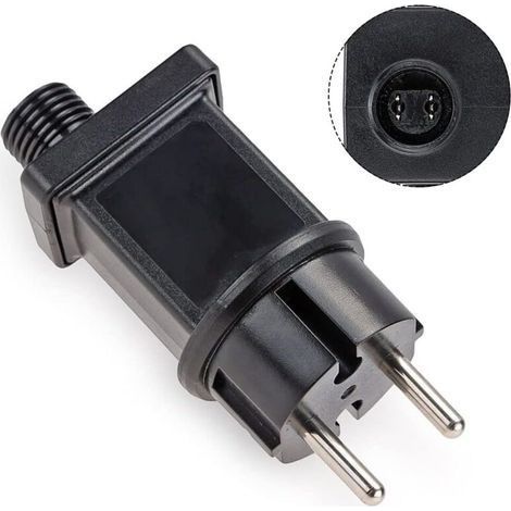 Transformator für Weihnachtsbeleuchtung, elektrischer Adapter mit Zeitschaltuhr, Netzteil, Schutzart IP44, 31 V, max. 3,6 W, EU (1/4)