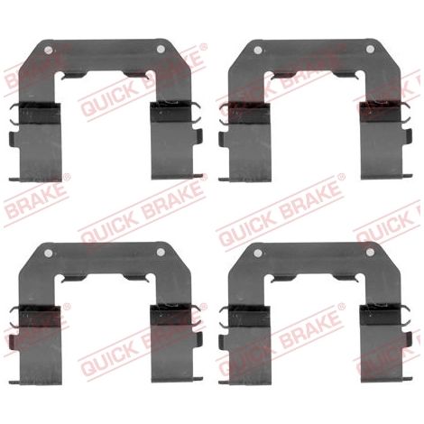 Kit d'accessoires, plaquette de frein à disque Quick Brake 109-1767 HYUNDAI