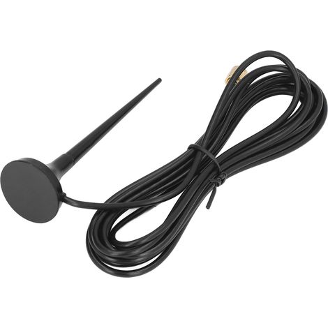 Antenne GSM 5dBi omnidirectionnelle étanche, embase magnétique, connecteur SMA mâle, gain élevé pour amplificateur de signal mobile. (1/5)