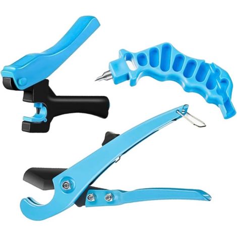 Outil d'irrigation goutte à goutte 2 en 1 perforateur et insert de fixation, pour tubes en polyéthylène de 16/20 mm, kit d'installation de système d'arrosage de jardin de 3 mm avec poignée (1/5)