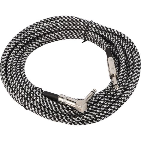 Câble pour guitare, pédale d'effets basse, amplificateur, câble de connexion audio, accessoires pour instruments de musique électroniques, 10 mètres (1/5)