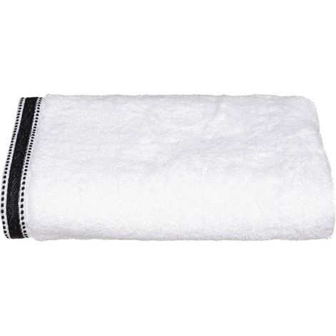 Toalla de ducha «Joia» - algodón 550 gr/m² - blanco 70 x 130 cm - Atmosphera créateur d'intérieur (1/4)