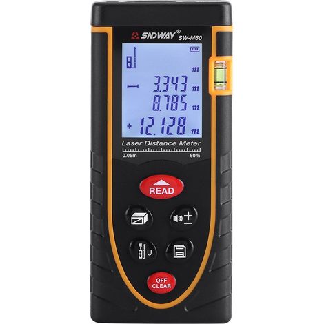 Télémètre numérique léger, appareil de mesure de lumière professionnel tenu dans la main pour mesurer la distance, la surface et le volume(2)