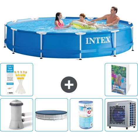 Frame Pool Rund - 366x76 cm - 7-teilig S203 (1/5)