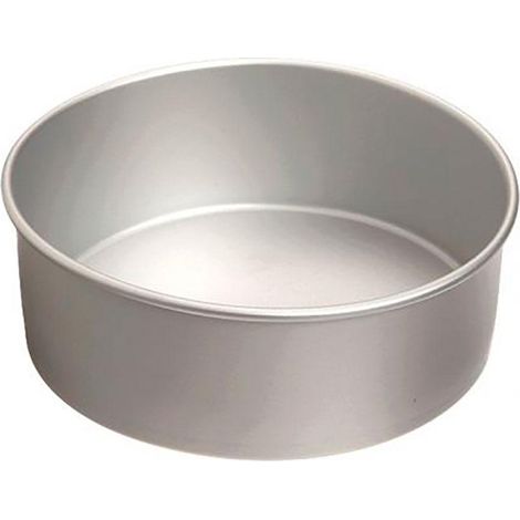 Ibili Rundes Extra Tiefes Backblech Silber 15x10 cm