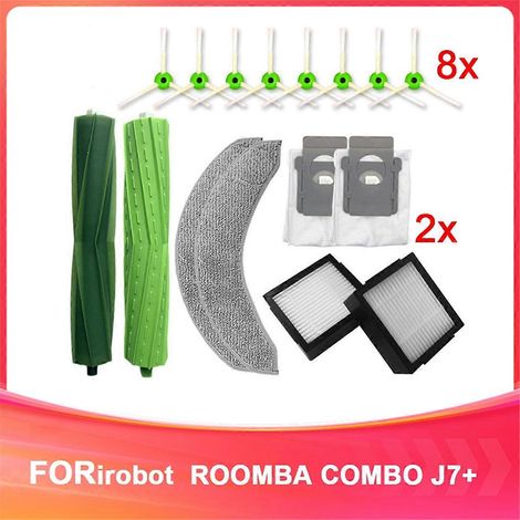 Zubehör kompatibel mit ROOMBA COMBO J7+ Saugrobotern: Ersatzverbrauchsmaterialien für das ROOMBA COMBO J7+ Saugroboter-Set (1/5)