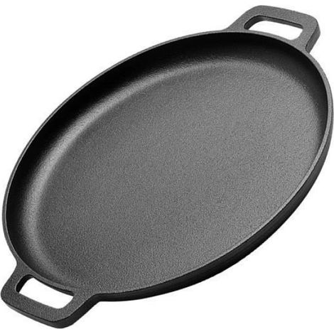 Poêle en Fonte - - 28 cm - Antiadhésive - 2 Poignées - Compatible Induction (1/4)