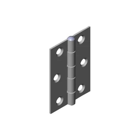 Bisagra monin 75x50 mm acero zincado resistente