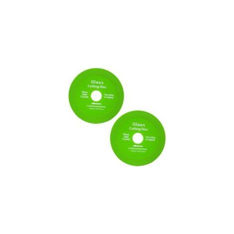 Glastrennscheibe, 2 Stück Diamanttrennscheibe, Diamanttrennscheibe für Winkelschleifer, 125 Fliesen, Ø 22,23 mm Fliesentrennscheibe (1/5)