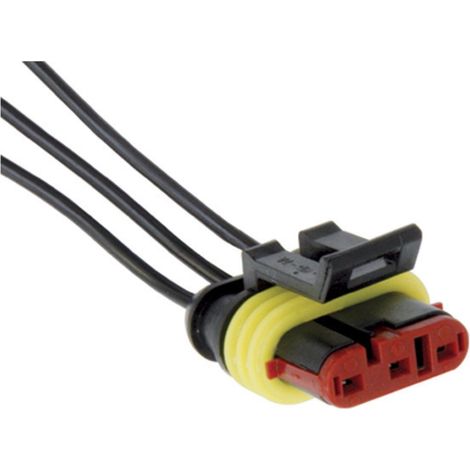 Connecteur pré-câblé 3 voies mâle 1 mm² série 1,5 étanche