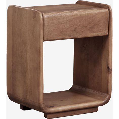 Mesita de noche con cajón 40x30 cm en madera Tinsley SKLUM (1/5)
