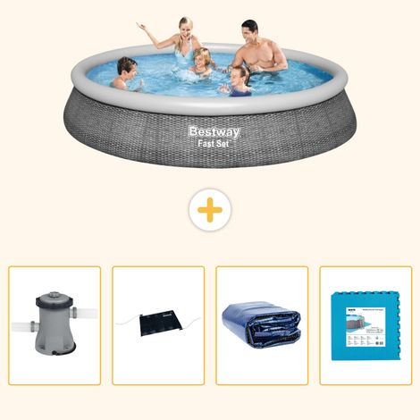 Bestway Bestway Fast Set Ronde - 396x84 cm - 5-pièces S340 (1/5)