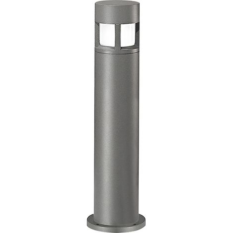 JULE - Paletto da terra per esterni 65cm, IP65, attacco E27, struttura in alluminio pressofuso, colore Antracite - Rossini Group (1/3)