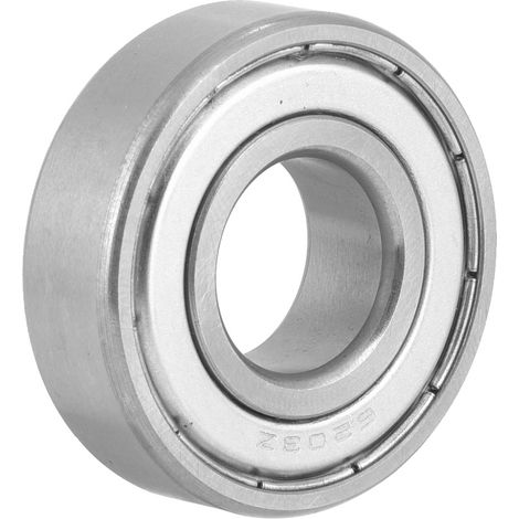 Lot de 10 roulements à billes miniatures 6203-ZZ, 17x40x12mm, rainure profonde, acier, étanche, double protection Z, pour moteurs et bricolage. (1/5)