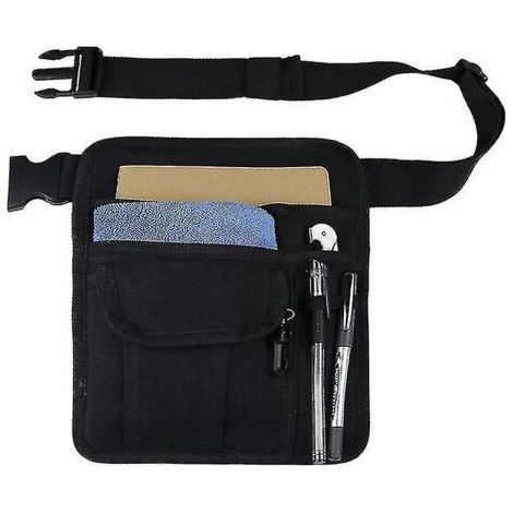 Tablier de serveur pour serveur, serveuse – Ceinture utilitaire Fanny Pack Pocket Izer pour invité, tablette, stylos (1/5)
