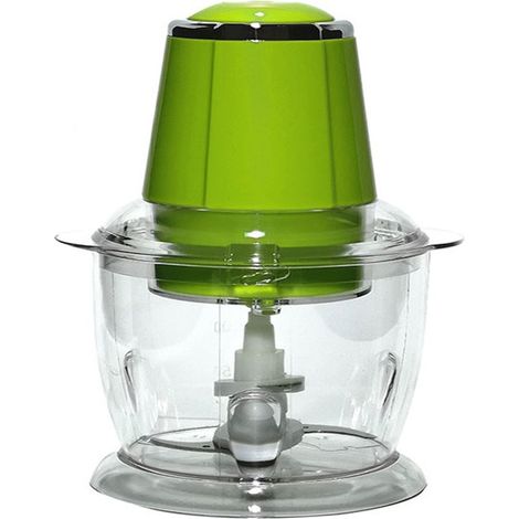 Tritatutto Elettrico 300W per sminuzzare tagliare tritare verdure spezie con bicchiere 750ml pratico veloce smontabile (1/5)