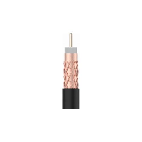 Cable coaxial CU CXT con cubierta negro