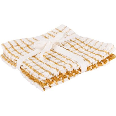 Lote de 3 paños 30 x 30 cm Ámbar Dorado - Stoff - Cosy & Trendy