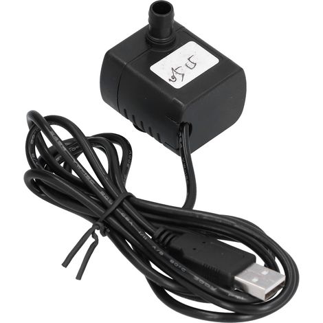 Pompe à eau USB sans brosse immergée DC5V 3W pour aquarium fontaine irrigation 0515 (1/5)