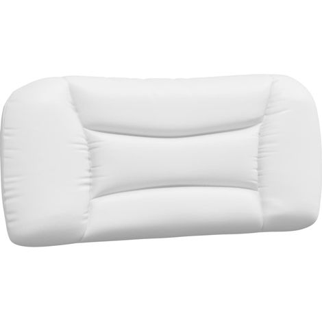 Coussin de tête de lit Hvar blanc 80 cm similicuir CFW33048 (1/5)
