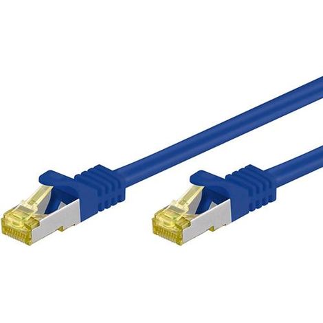 Intellinet Cavo Patch Cat.7 Plug RJ45 6A S/FTP LSZH 3m Blu