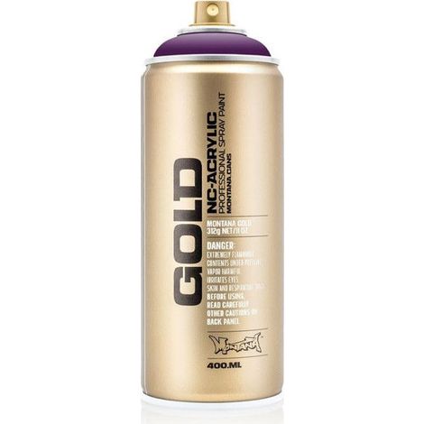 Bombe de peinture - Gold - Acrylique - Lakers - G4240 - 400ml - Montana Cans